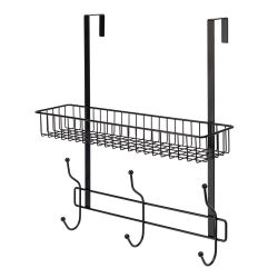 Croydex Hook Over Caddy Large Matt Black