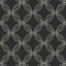 Serpentine Geo Black Wallpaper
