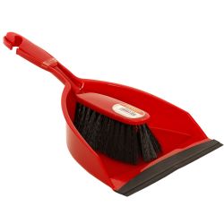 Dosco Dustpan Set Red