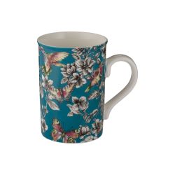 P&K Hummingbird Floral Teal Mug 300Ml