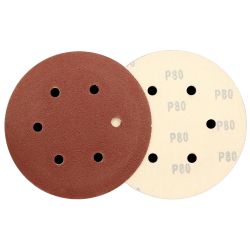 HL DISC 125MM X 80G 8 HOLES 10PK