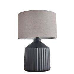 Ceramic Table Lamp - Black