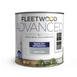 750Ml Fleetwood Advanced Satinwood Warm Grey