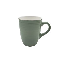 Embossed Lines Mug Sage