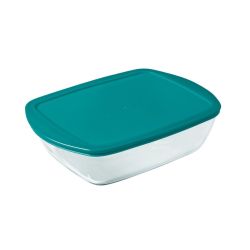 Pyrex Cook & Store Rectangle Dish with Lid 400ml