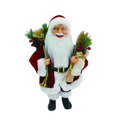 Standing Santa Red & White 40cm