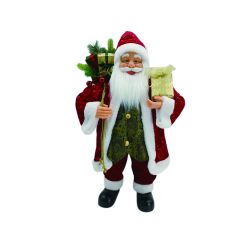Standing Santa with Present 80cm