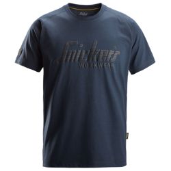 Snickers Logo T-Shirt Navy S