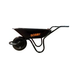 Heavy Duty Wheelbarrow Black 90L