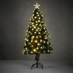 Fibre Optic Christmas Tree Mercury 150cm