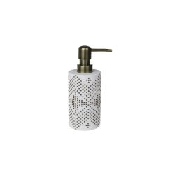 Cream & Gold Soap Dispenser
