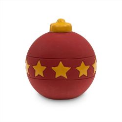 Red Bauble Ball Christmas Dog Toy