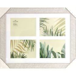 Billy Grid Arranged 4 Aperture Frame Grey
