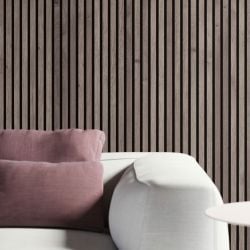 Smoked Oak Acoustic Wall Panel 2.4m x 600mm