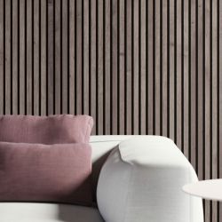 Smoked Oak Acoustic Wall Panel 2.4m x 600mm