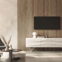 Walnut Acoustic Wall Panel 2.4m x 600mm