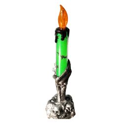 Gothic Flickering Candle 21cm
