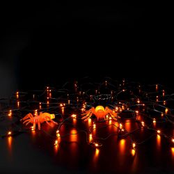 100 LED Battery Operated Spiderweb Lights