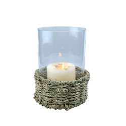 Glass Candle Holder