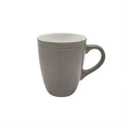 Embossed Lines Mug Natural
