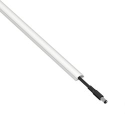 D-Line 2M Length Trunking 16X08 Half Round - White