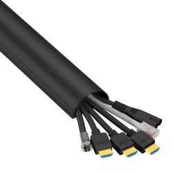 D-Line 1M Length Trunking 50X25 - Black