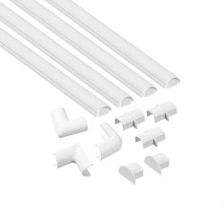D-Line 20X10Mm Trunking Kit With 12 Accessories