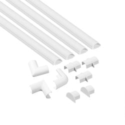D-Line 20X10Mm Trunking Kit With 12 Accessories