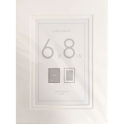 Double Mount Cream 8" x 6"