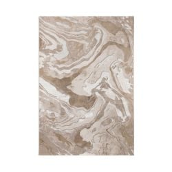 Metallic Marbled Natural Rug 133cm x 170cm