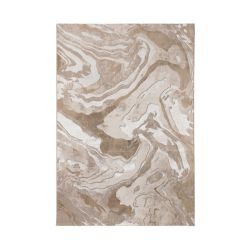 Metallic Marbled Natural Rug 133cm x 170cm
