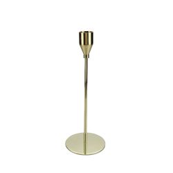 Single Brass Candlestick Holder 22.5cm