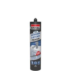 Soudal Bathroom & Kitchen Premium Sealant Clear 290ml