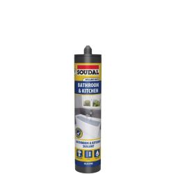 Soudal Bathroom & Kitchen Sealant White 290ml