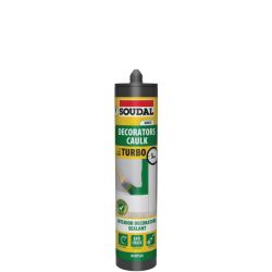 Soudal Decorators Acrylic Turbo Caulk White 290ml