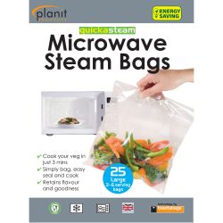 Toastabags Microwave Steam Bags Large 25 Pack