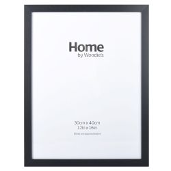 Black Contemporary Frame 12"  x 16"