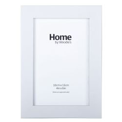 White Contemporary Frame 4" x 6"