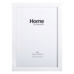 White Contemporary Frame A4