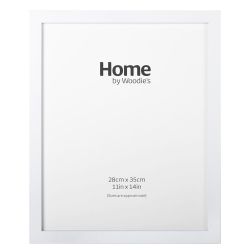 White Contemporary Frame 11" x 14"