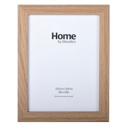 Oak Contemporary Frame 6" x 8"