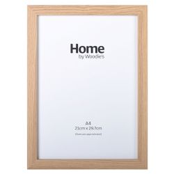 Oak Contemporary Frame A4