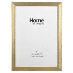 Gold Contemporary Frame A4
