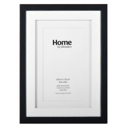 Black Mounted Frame 4" x 6"