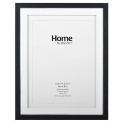 Black Mounted Frame 6" x 8"