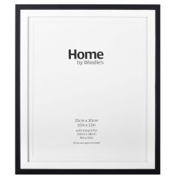 Black Mounted Frame 10" x 12"