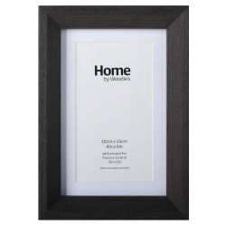 Grey Trend V Shape Frame 4" x 6"