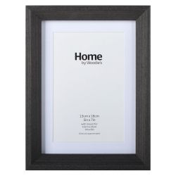 Grey Trend V Shape Frame 5" x 7"