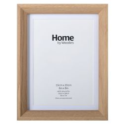 Oak Trend V Shape Frame 6" x 8"