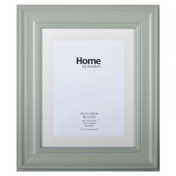 Grey Scooped Wide Frame 8" x 10"